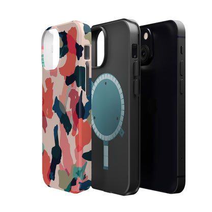 Modern Earthy Camo Abstract – MagSafe iPhone Case