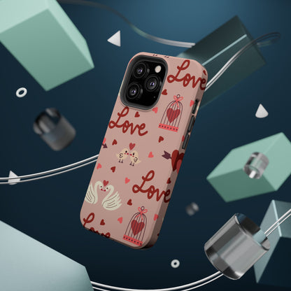 Lovebirds & Swans MagSafe iPhone Case