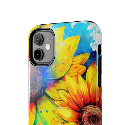 Vibrant Sunflower Splash - iPhone Series Case