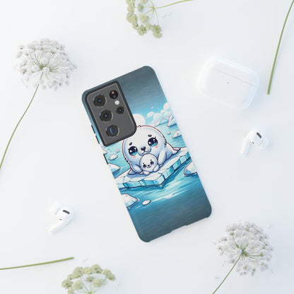 Arctic Embrace Seal iPhone Case