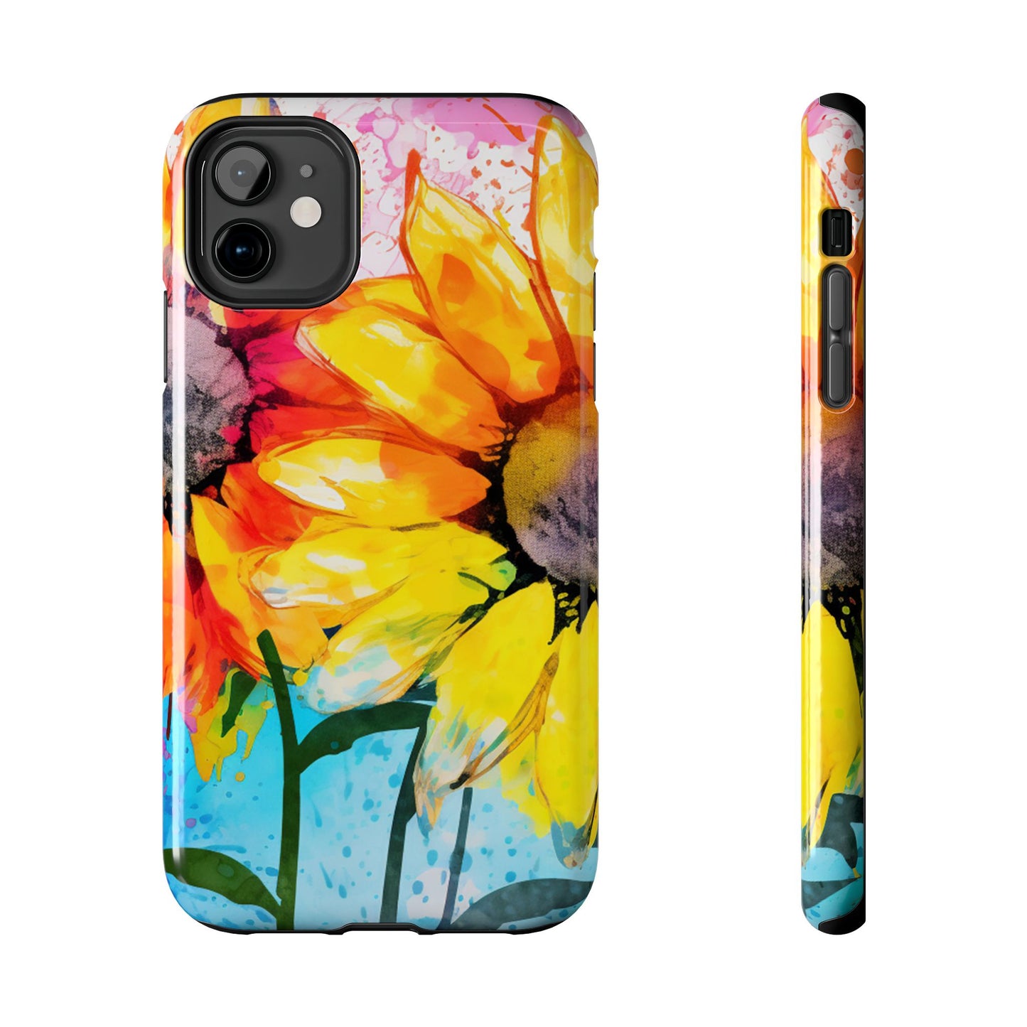 Bold Watercolor Sunflowers - iPhone Series Case