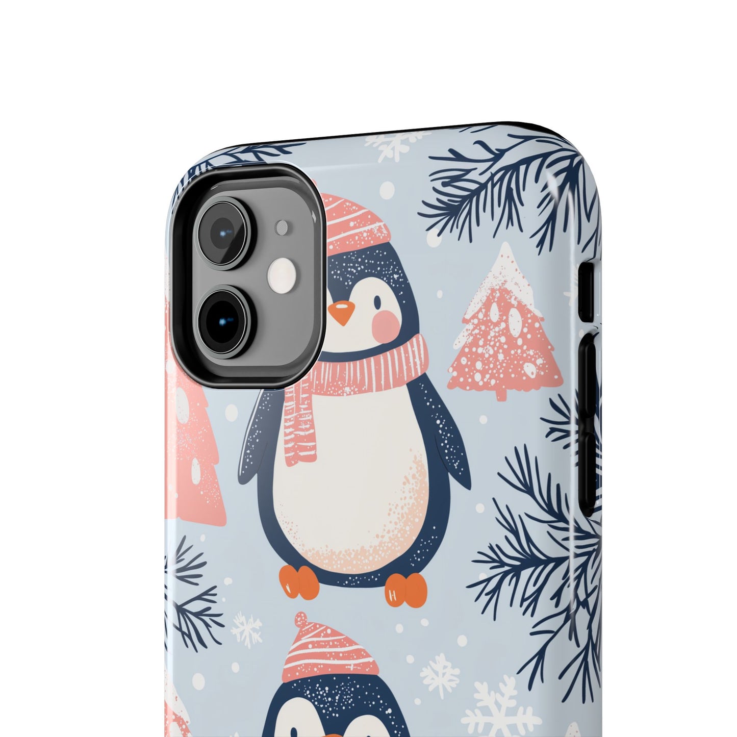 Penguin in Winter Wonderland iPhone Case