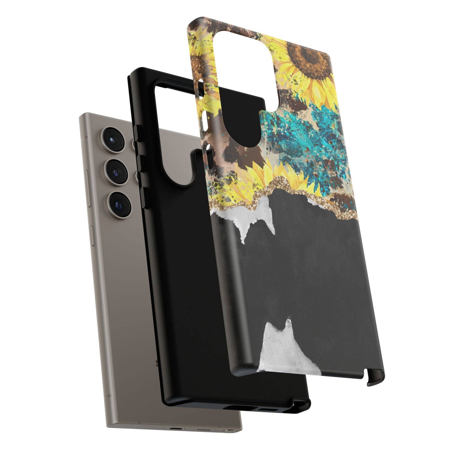 Rustic Sunflower Leopard Glam - Samsung Galaxy Series Case