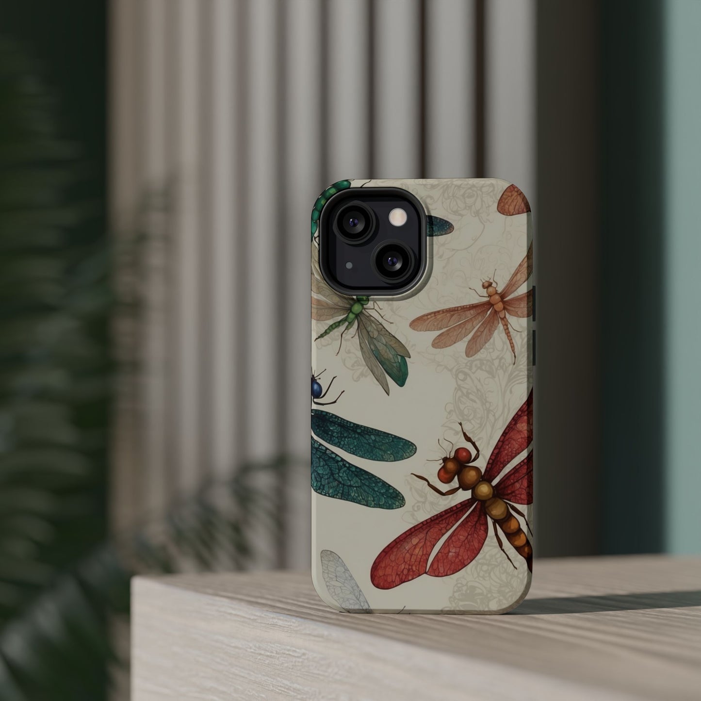 Vintage Dragonfly Garden – MagSafe iPhone Series Case