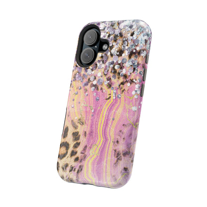 Glitter Glam Leopard – Magsafe iPhone Series Case