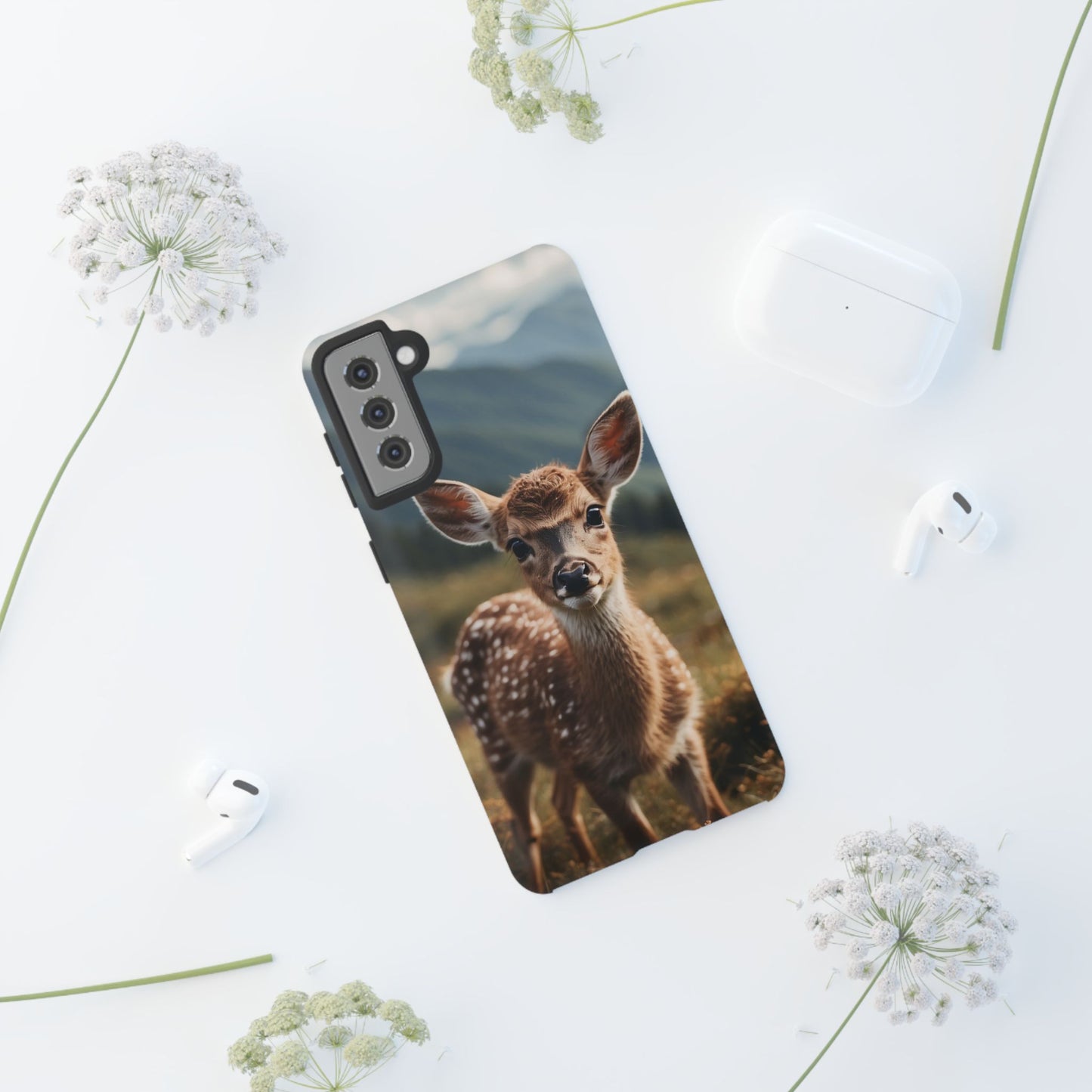 Gentle Fawn in Mountain Meadows Samsung Galaxy Case