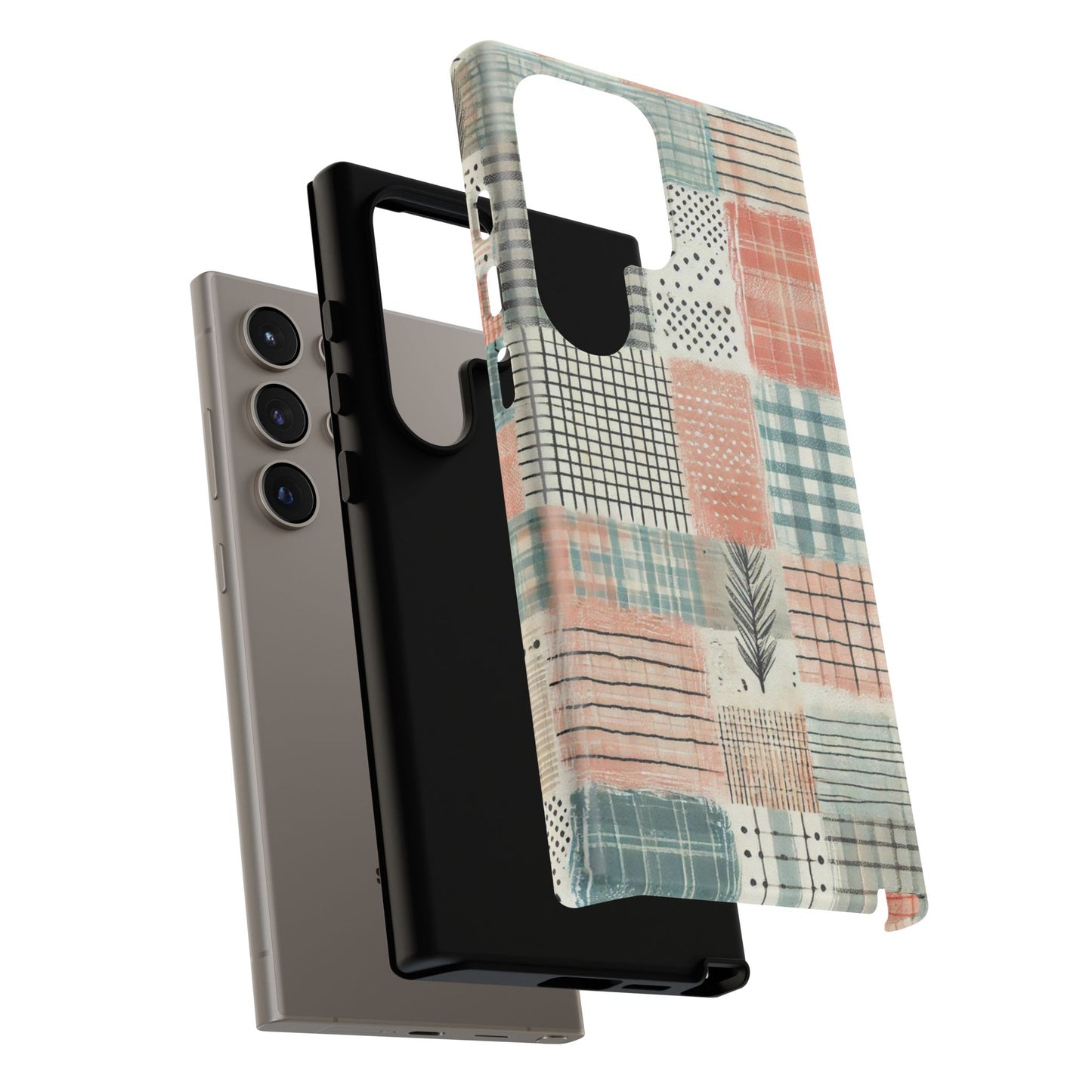 Modern Patchwork Pastel – Stylish Protection with Quilted Farmhouse Vibes