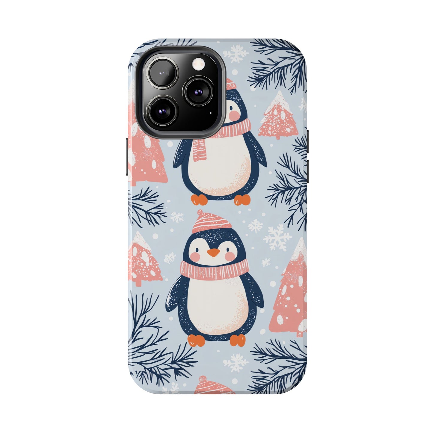 Penguin in Winter Wonderland iPhone Case