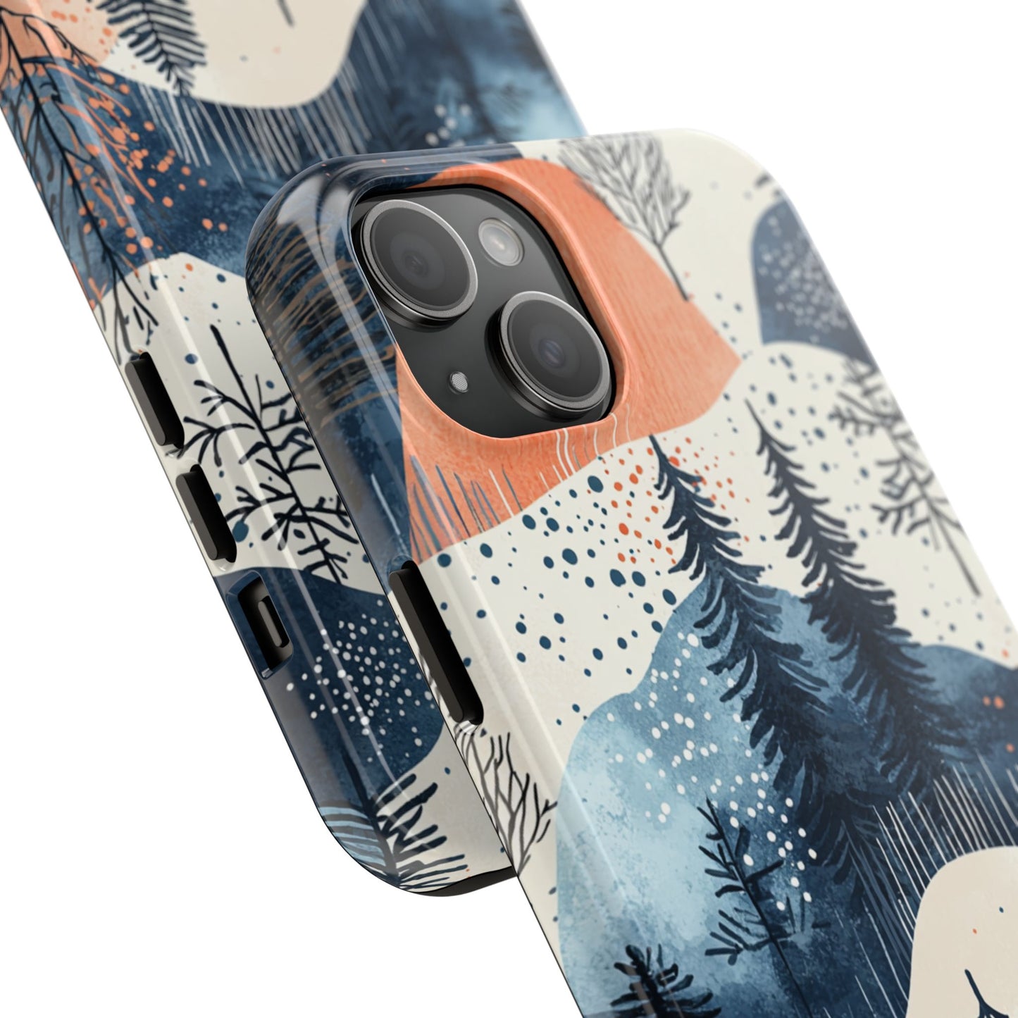 Winter Forest Samsung Galaxy Case | Watercolor Pine Trees