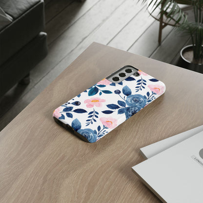 Pastel Garden Charm – Samsung Galaxy Case with Delicate Floral Design