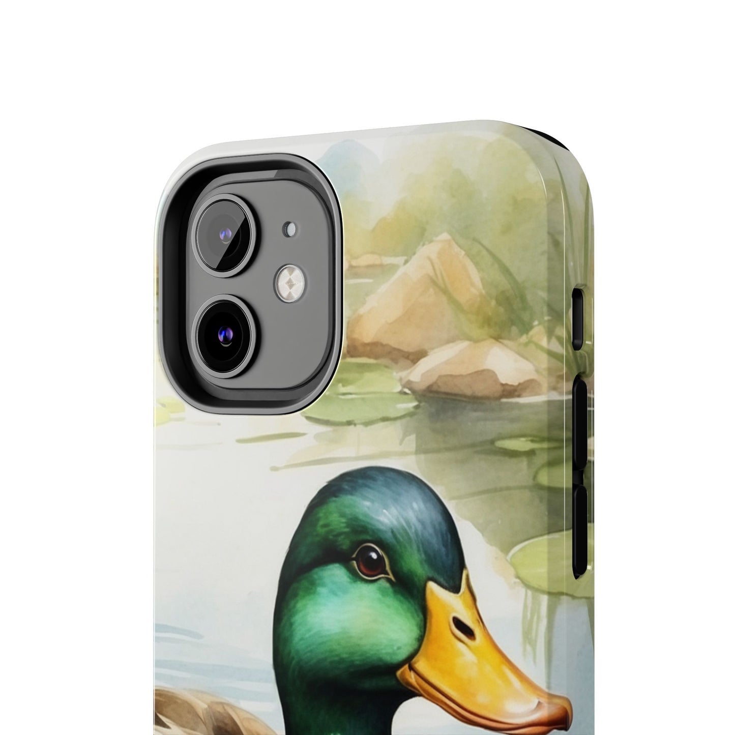 Serene Duck Reflection - iPhone Case