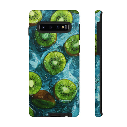 Tropical Kiwi Splash Samsung Galaxy  Case – Tough Dual-Layer, Vibrant Summer Design