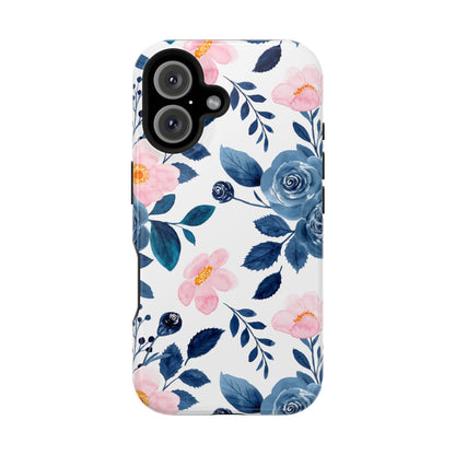 Pastel Garden Charm – MagSafe Case with Soft Watercolor Floral Print