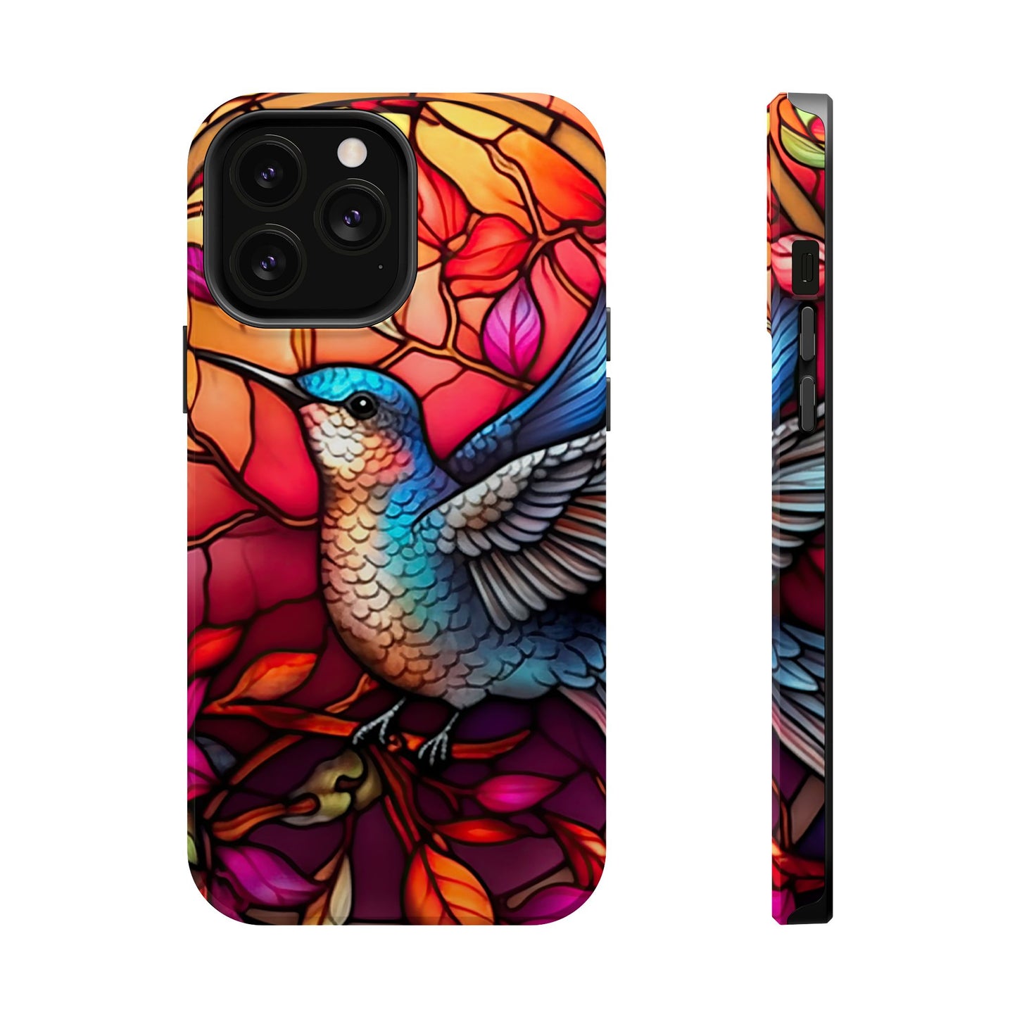 Radiant Multicolor Bird Artwork - MagSafe iPhone Case