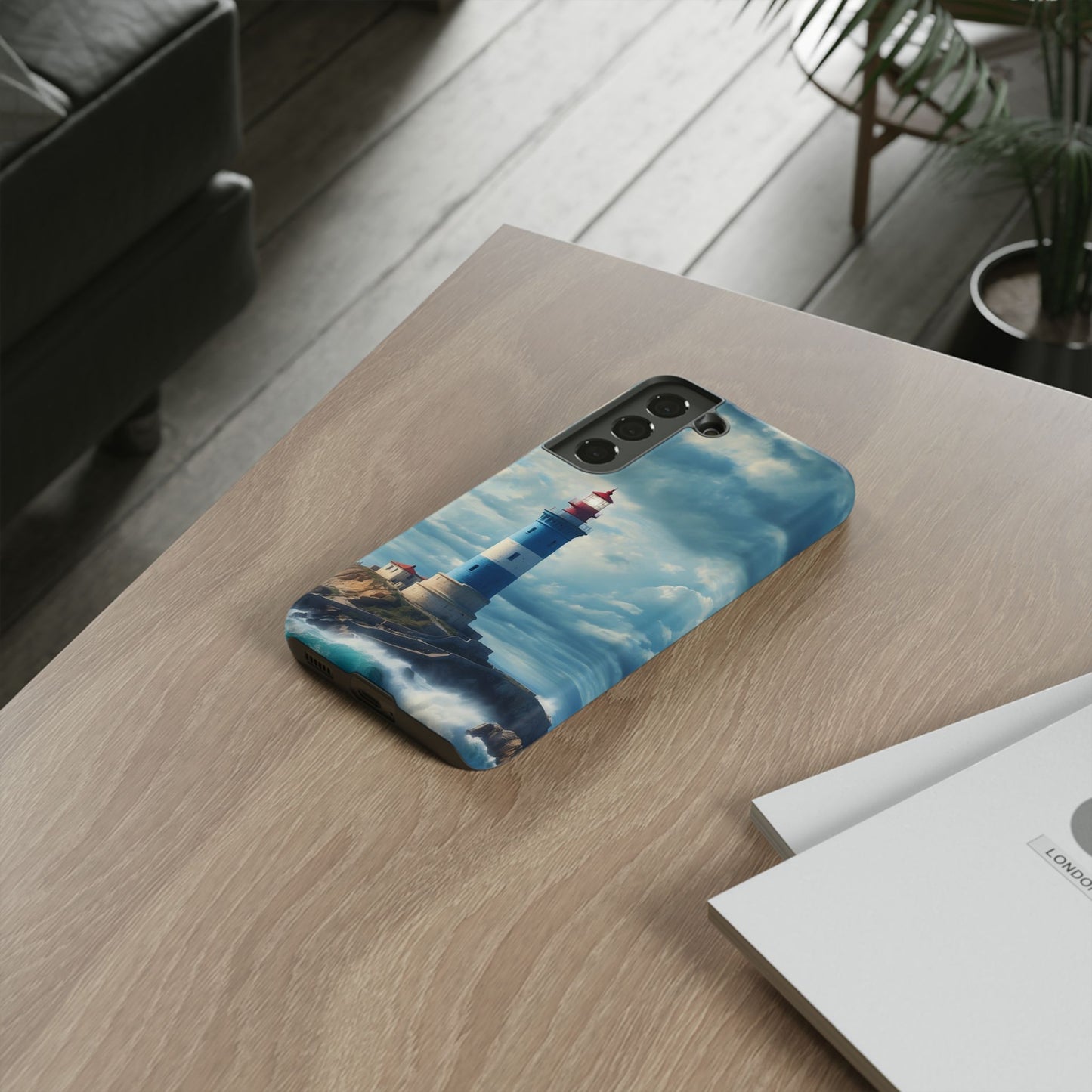 Samsung Galaxy Case - Coastal Lighthouse Design