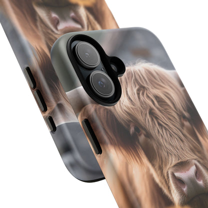 Highland Cow Phone Case | Custom Farmhouse | 10-foot Drop Protection