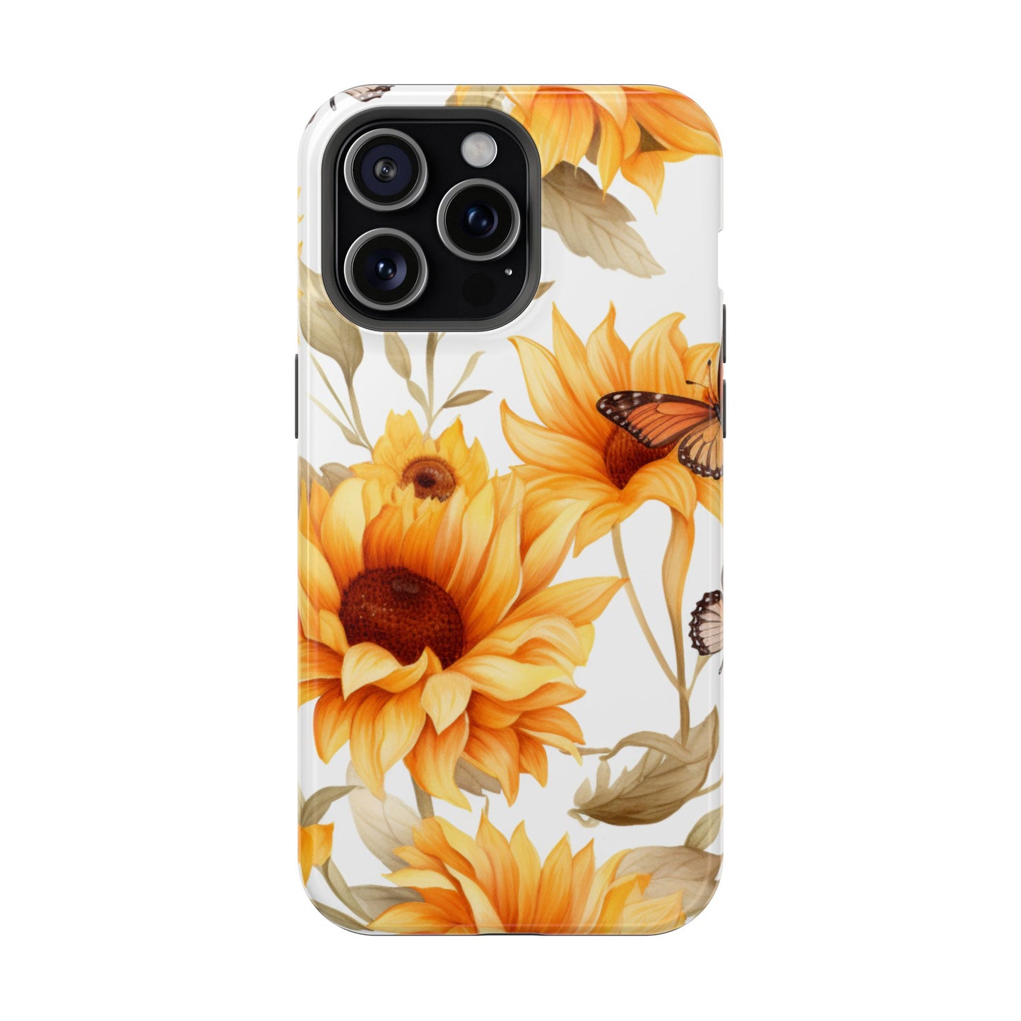 Sunflower & Monarch Garden - MagSafe iPhone Series Case