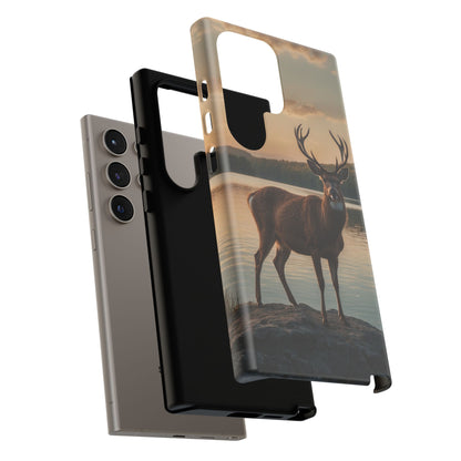 Majestic Stag at Sunset – iPhone Case