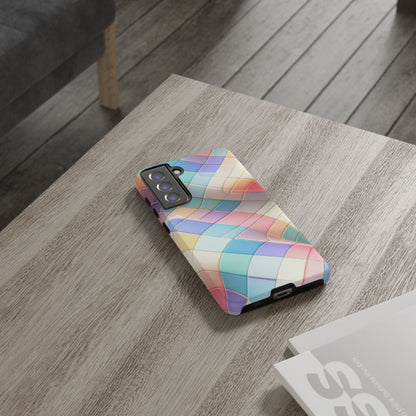 Pastel Prism Plaid iPhone Case