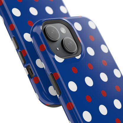 Patriotic Polka Dots – MagSafe iPhone Case