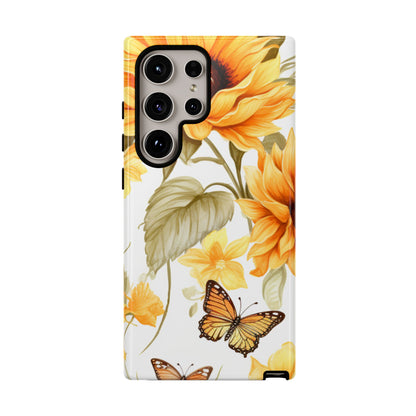 Sunflower & Butterfly Bliss - Samsung Galaxy  Series Case