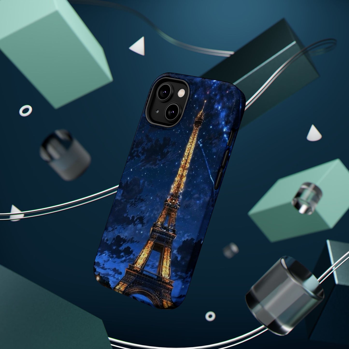 MagSafe Case - Eiffel Tower Under Starlit Sky Design