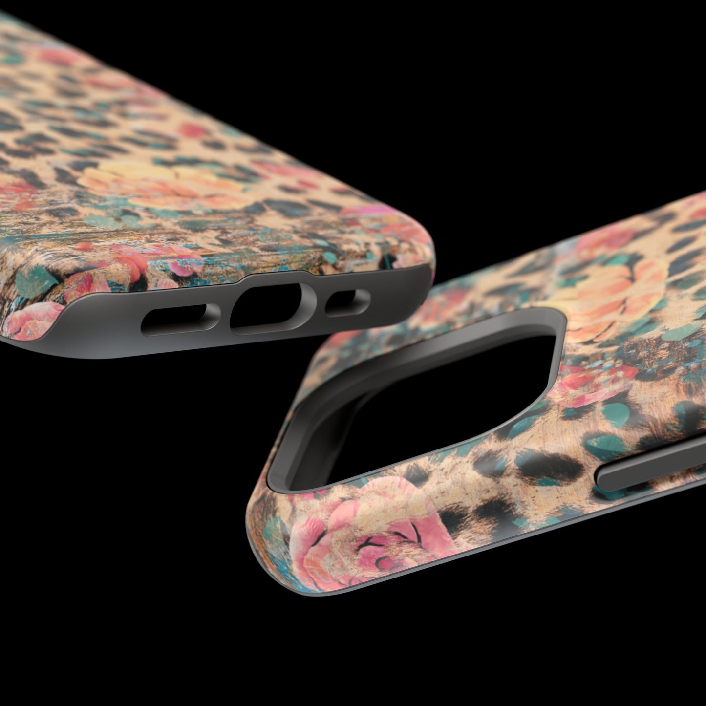 Rustic Floral Leopard - MagSafe iPhone Series Case