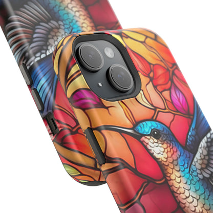 Radiant Multicolor Bird Artwork - MagSafe iPhone Case