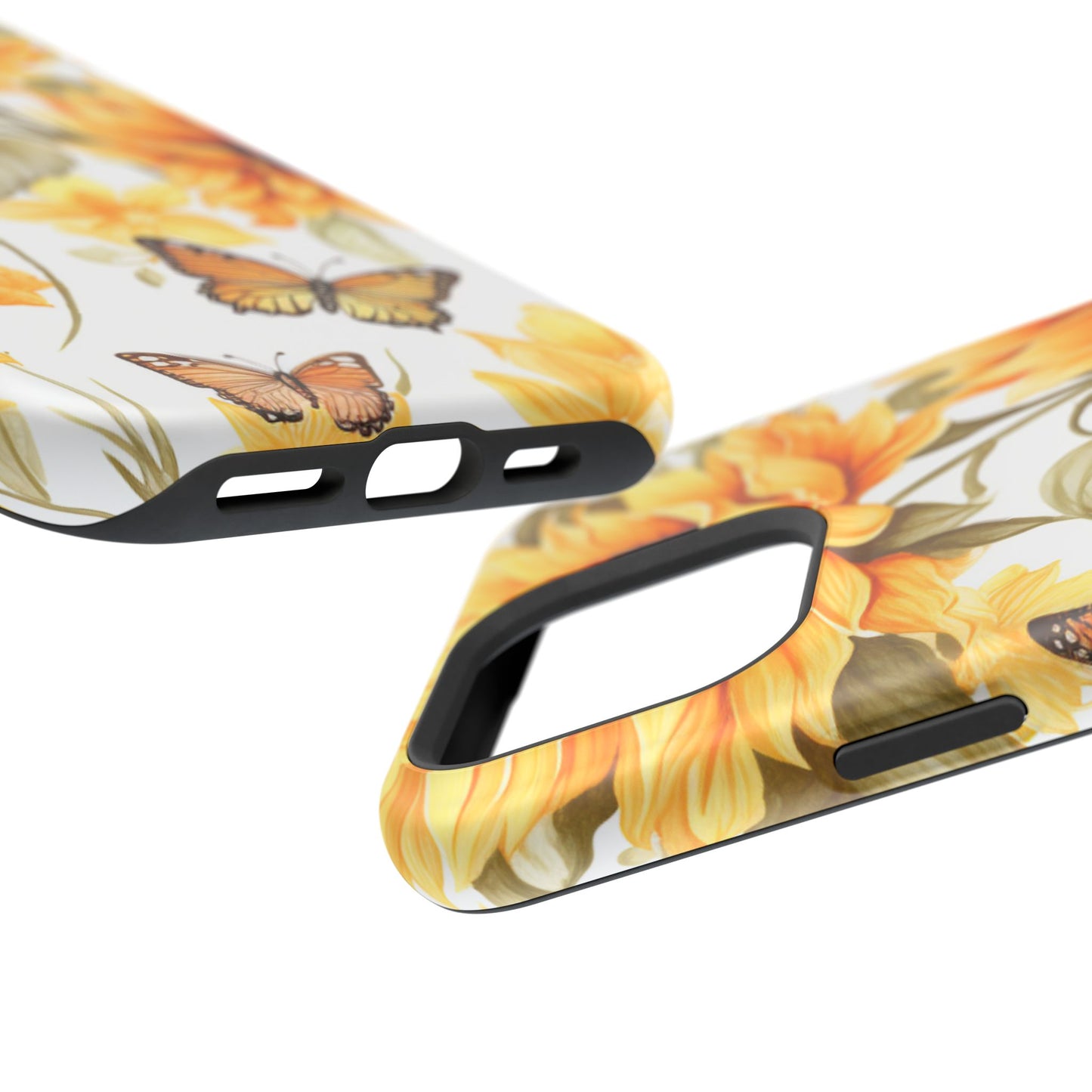 Sunflower & Butterfly Bliss - MagSafe iPhone Series Case