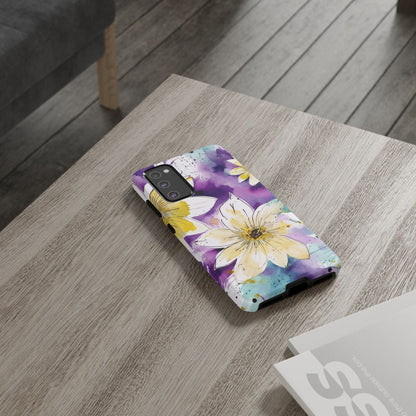 Abstract Floral Watercolor Splash - Samsung Galaxy Series Case