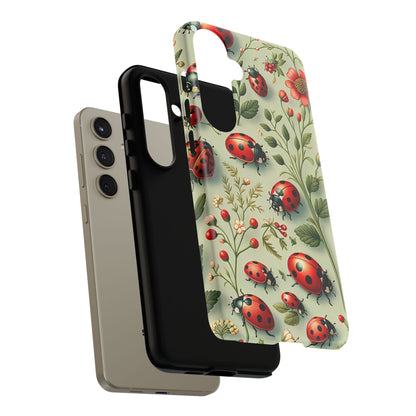 Ladybug Phone Case - Tough Dual Layer Protection - Perfect Gift For The Ladybug Lover In Your Life