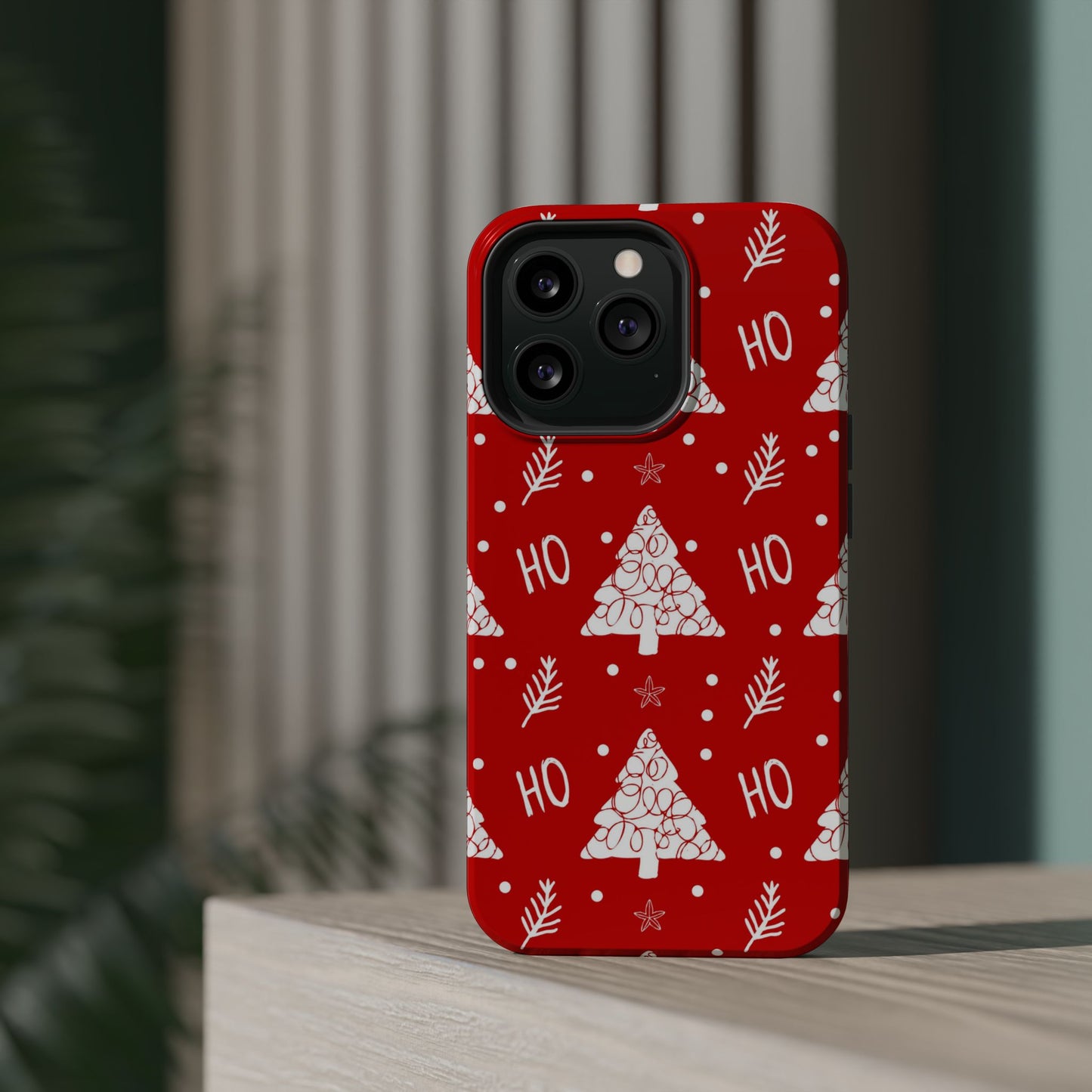 MagSafe iPhone Case: Ho Ho Ho – Christmas Tree Wonderland