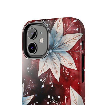 Winter Bloom Poinsettia – iPhone Case