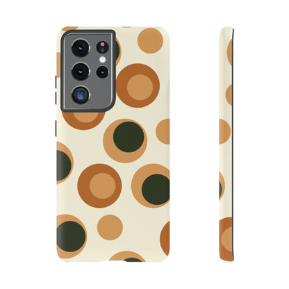 Retro Earthy Circles - Samsung Galaxy Case