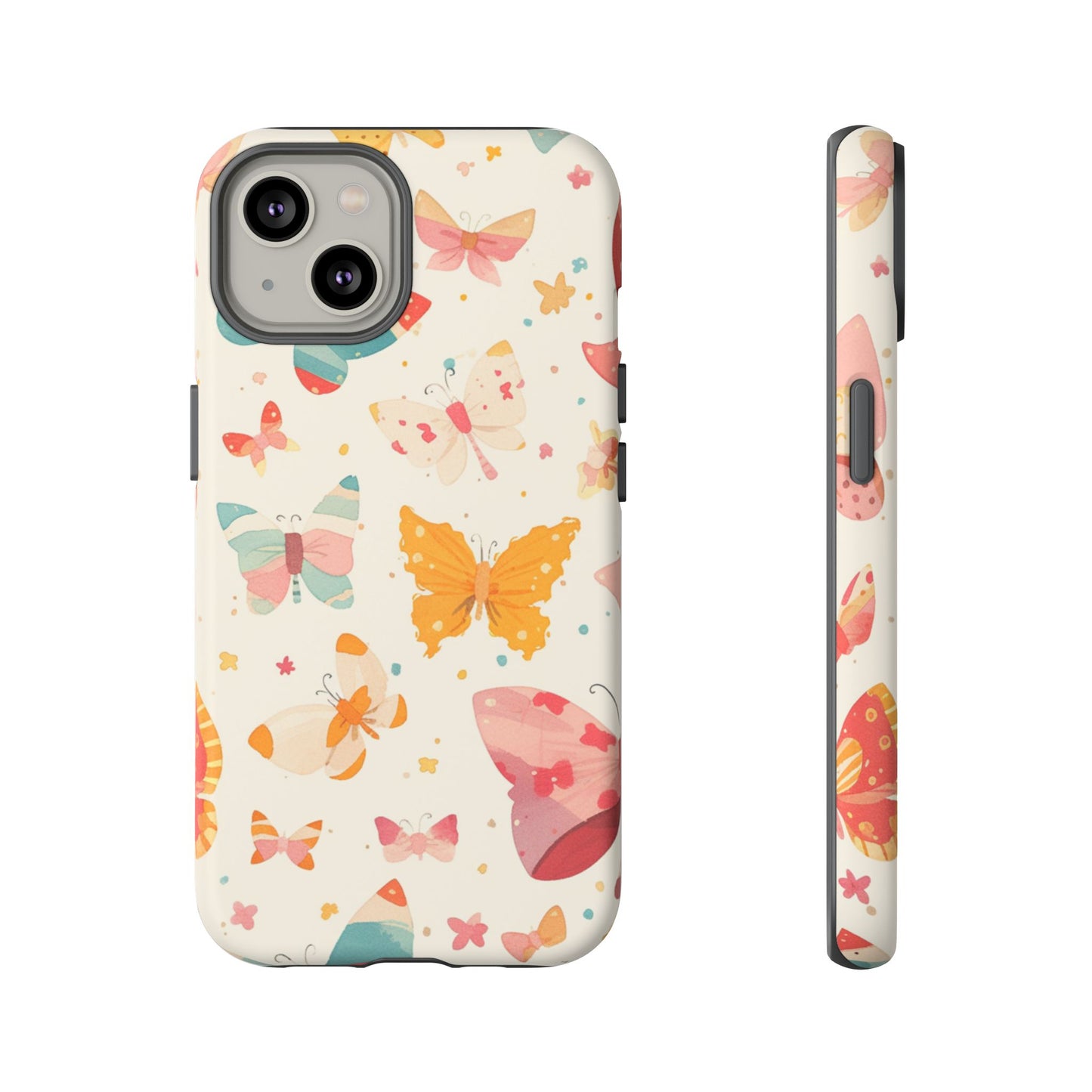 Coquette Watercolor Butterfly iPhone Case