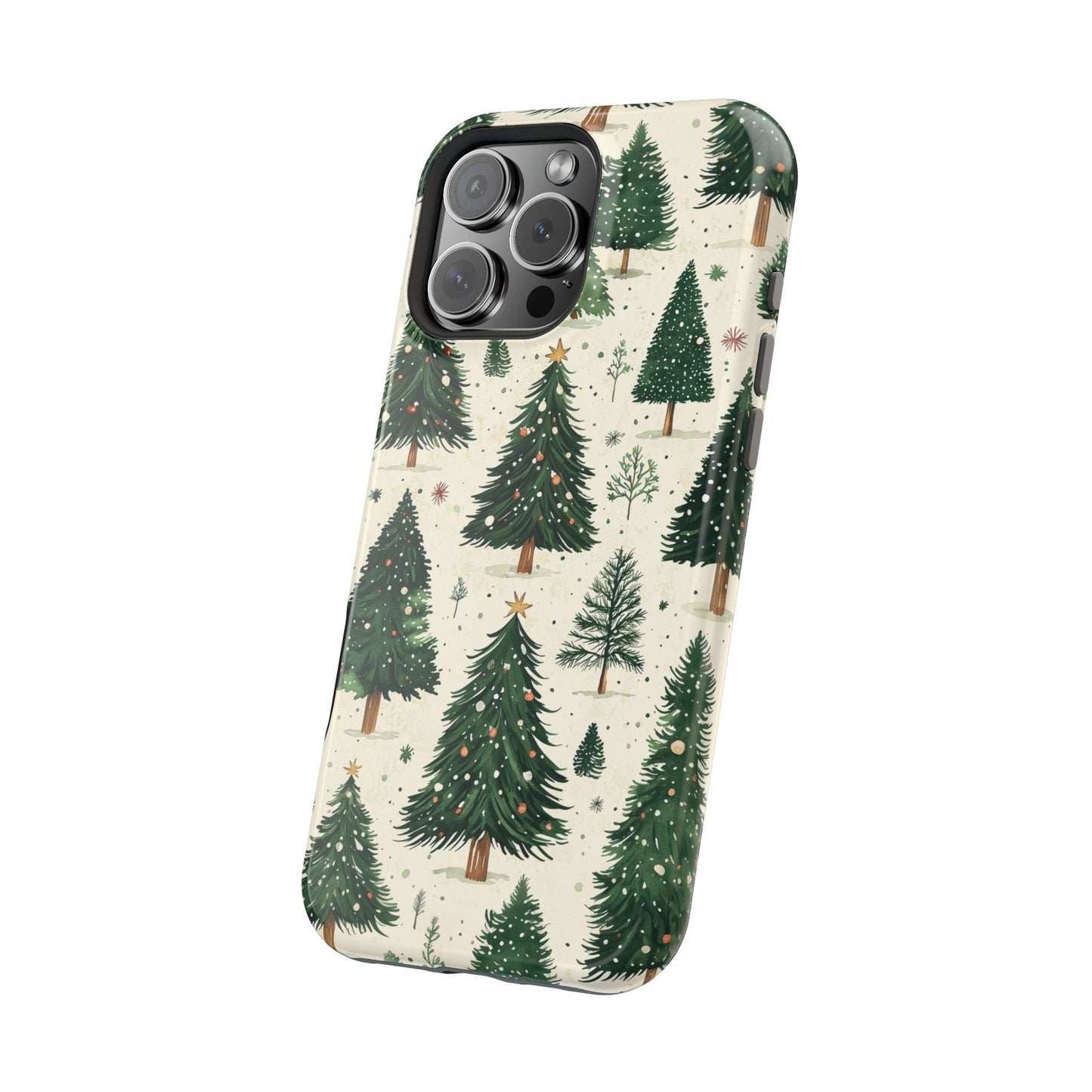 Festive Christmas Tree Forest Pattern – MagSafe iPhone Series Case