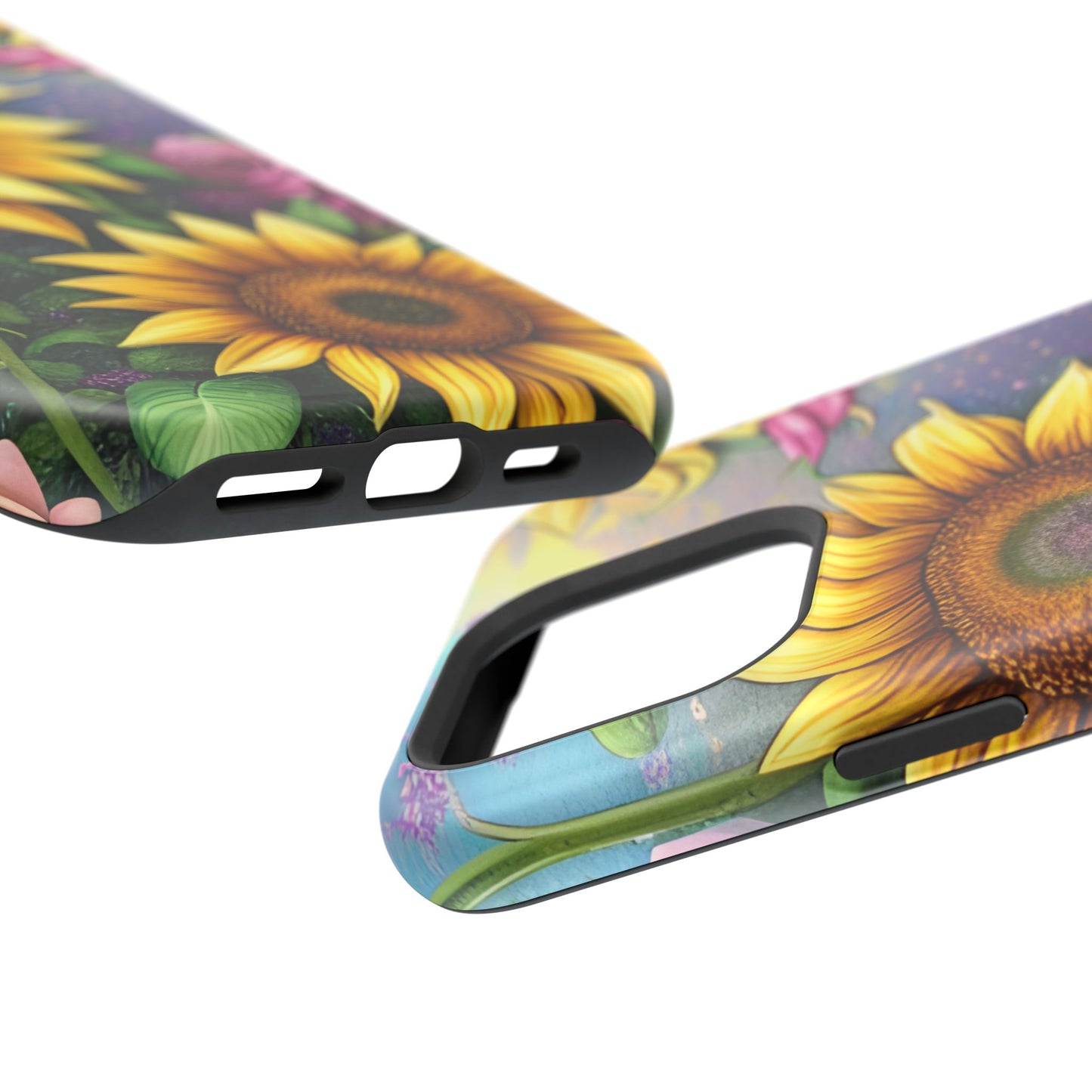 Whimsical Sunflower & Rose Garden - MagSafe iPhone Series Case