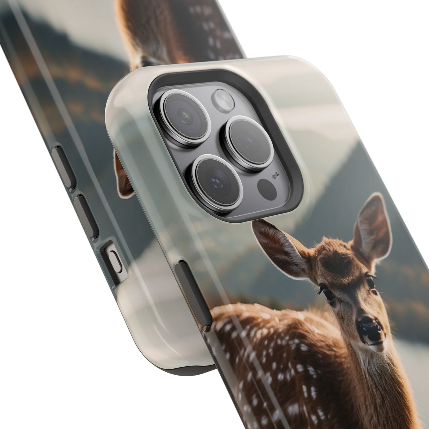 Whimsical Fawn in a Sunlit Forest MagSafe iPhone Case