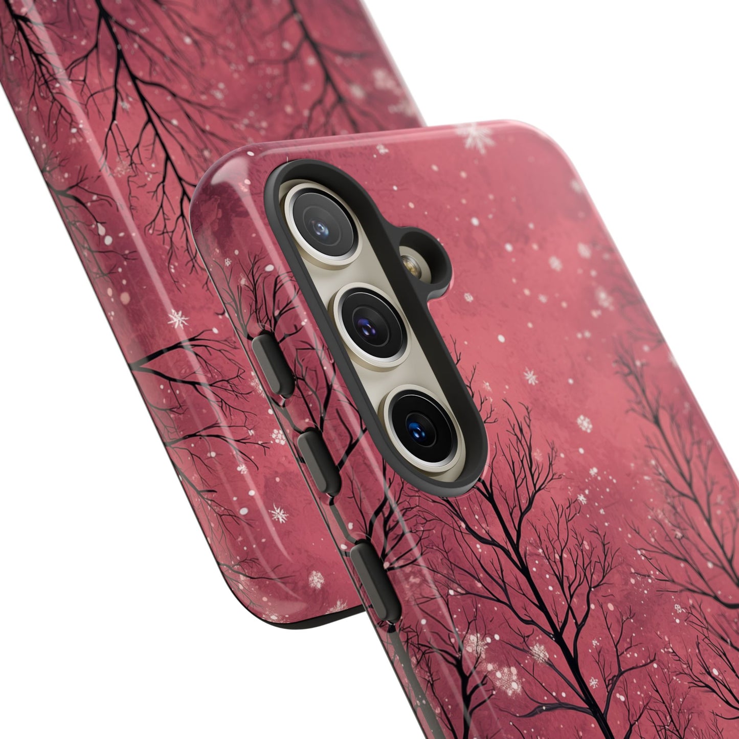 Pink Winter Twilight Forest - Samsung Galaxy Series Case