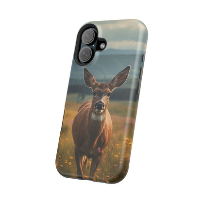 Rustic Meadow Deer – MagSafe iPhone Case