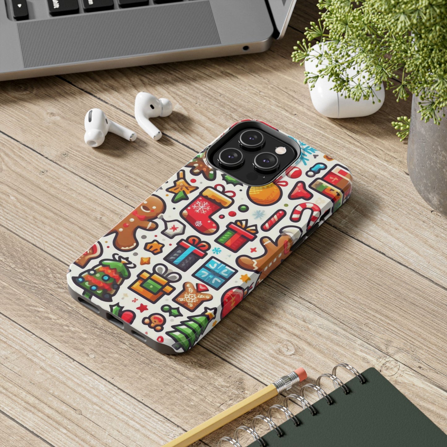 Festive Christmas Icons Pattern – iPhone Series Case