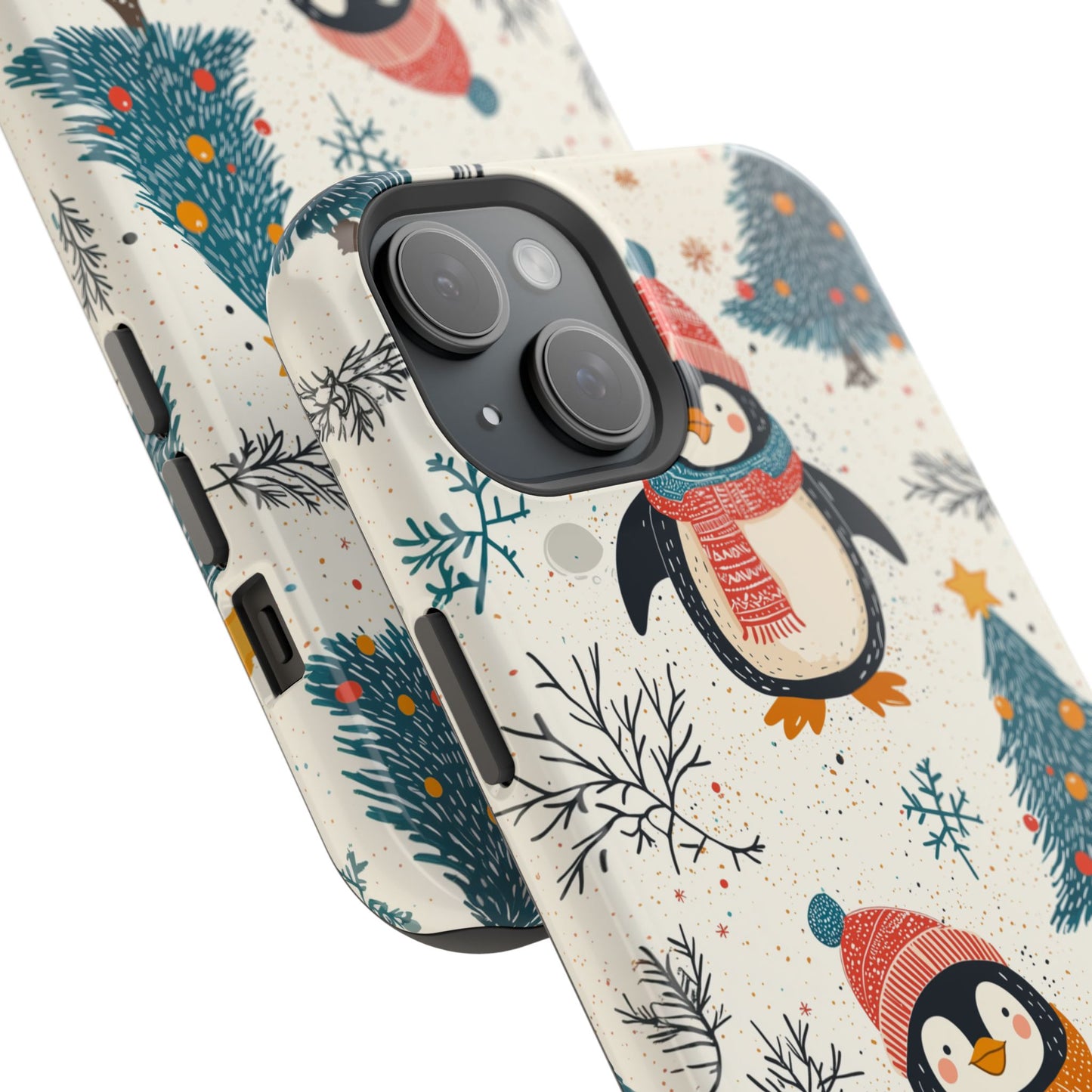 Snowy Christmas Cheer MagSafe iPhone Case