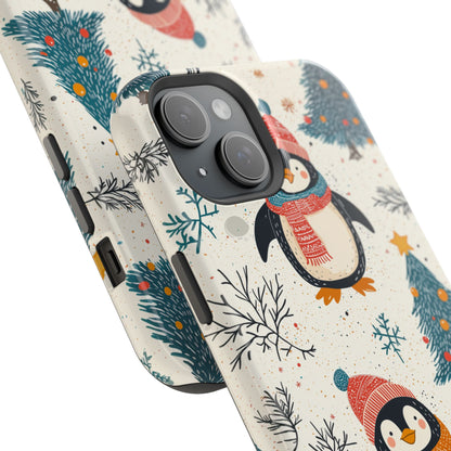 Snowy Christmas Cheer MagSafe iPhone Case