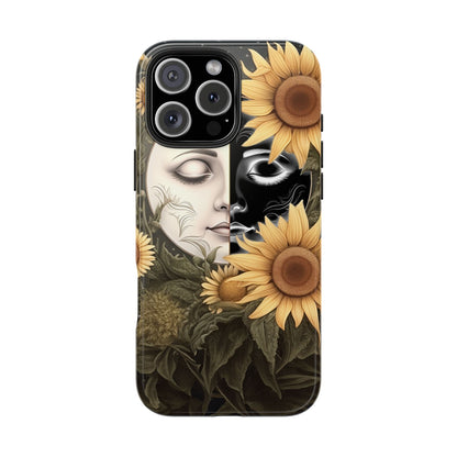 Sunflower Moon and Stars iPhone Case – Ethereal Art