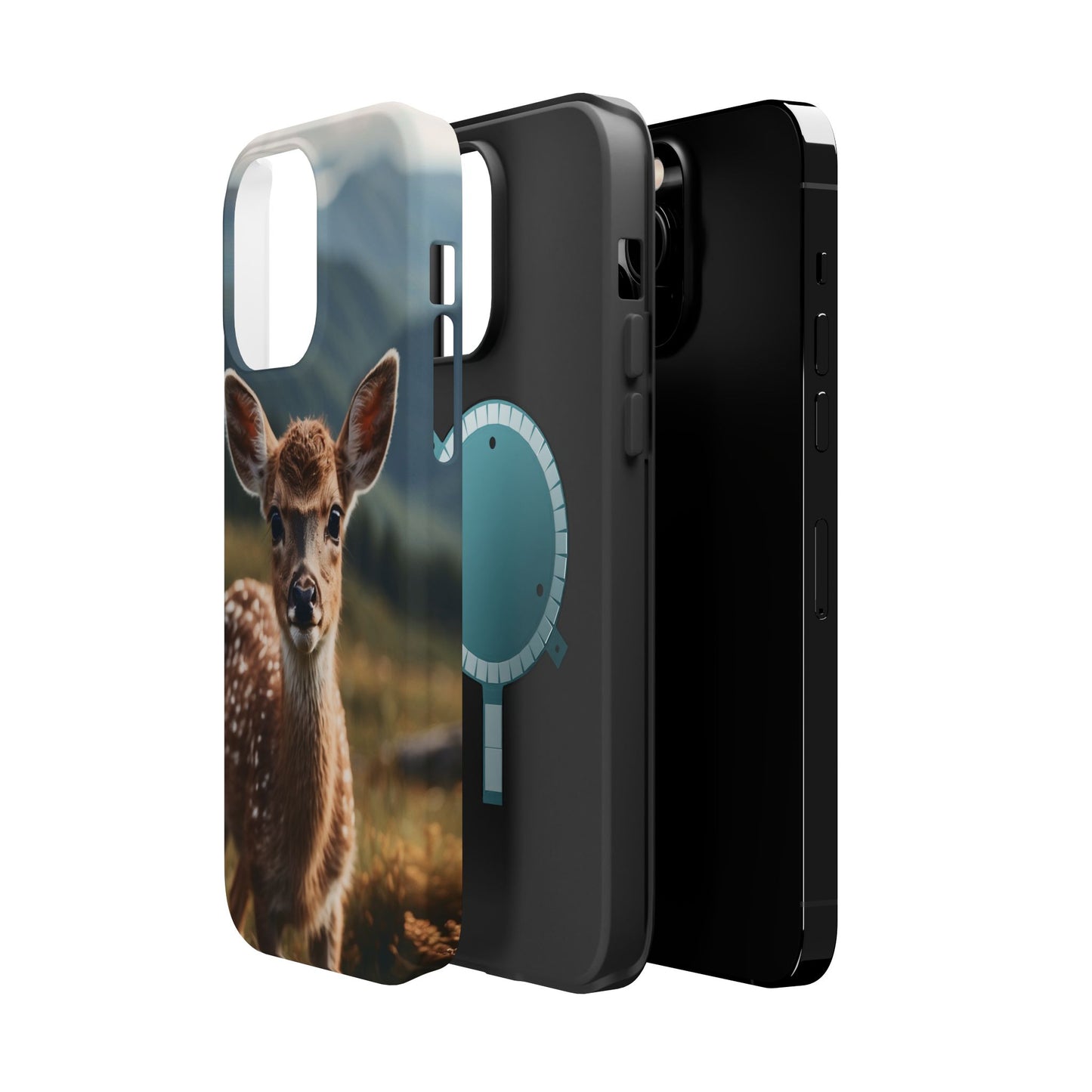 Gentle Fawn in Mountain Meadows MagSafe iPhone Case