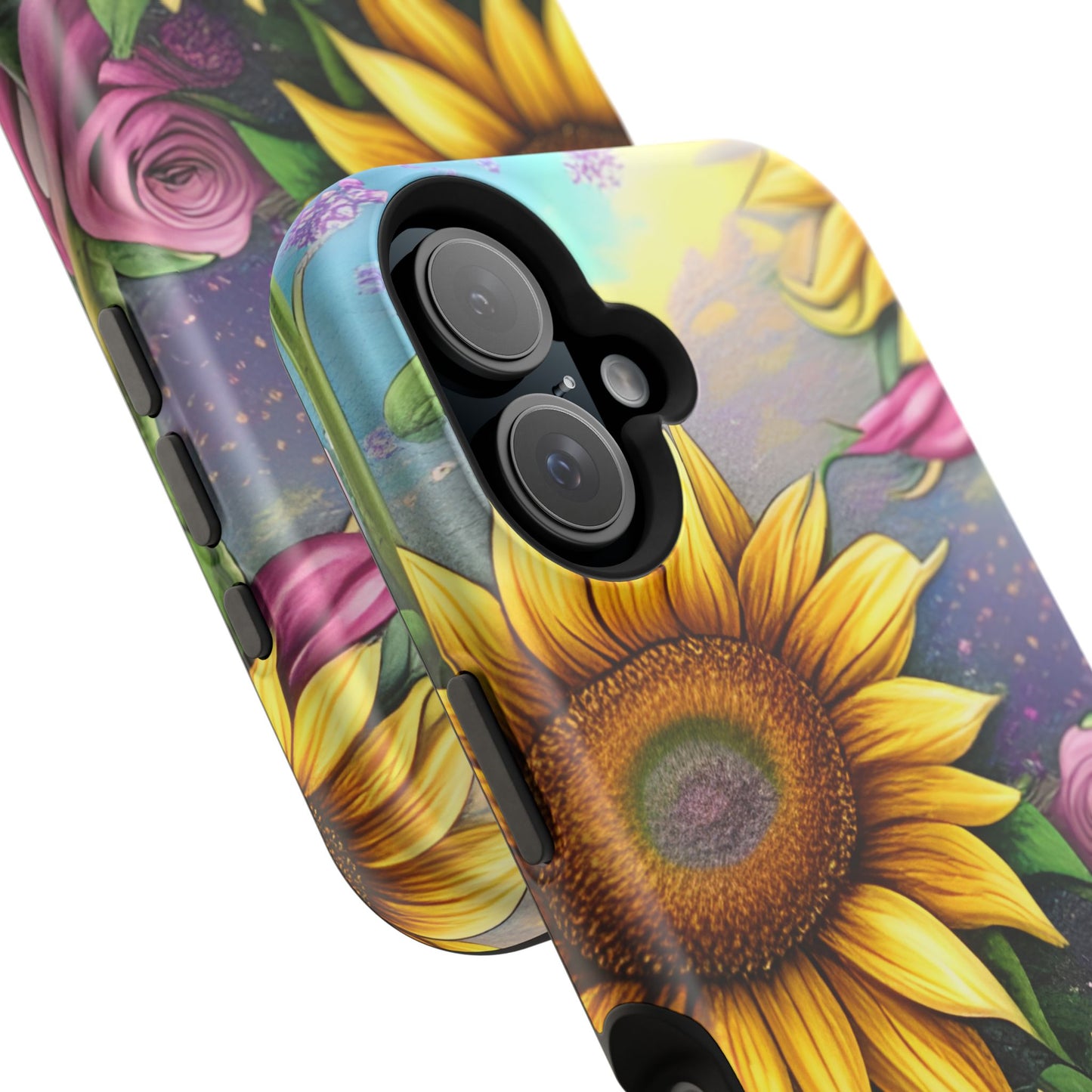 Whimsical Sunflower & Rose Garden - MagSafe iPhone Series Case