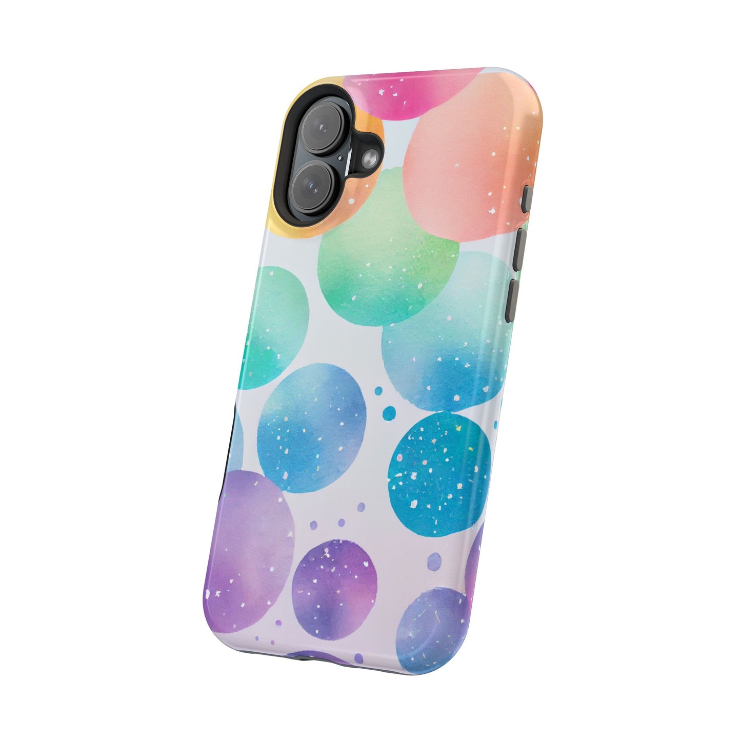 Pastel Galaxy Bubbles  MagSafe iPhone Case – Slim Design, Glossy Finish