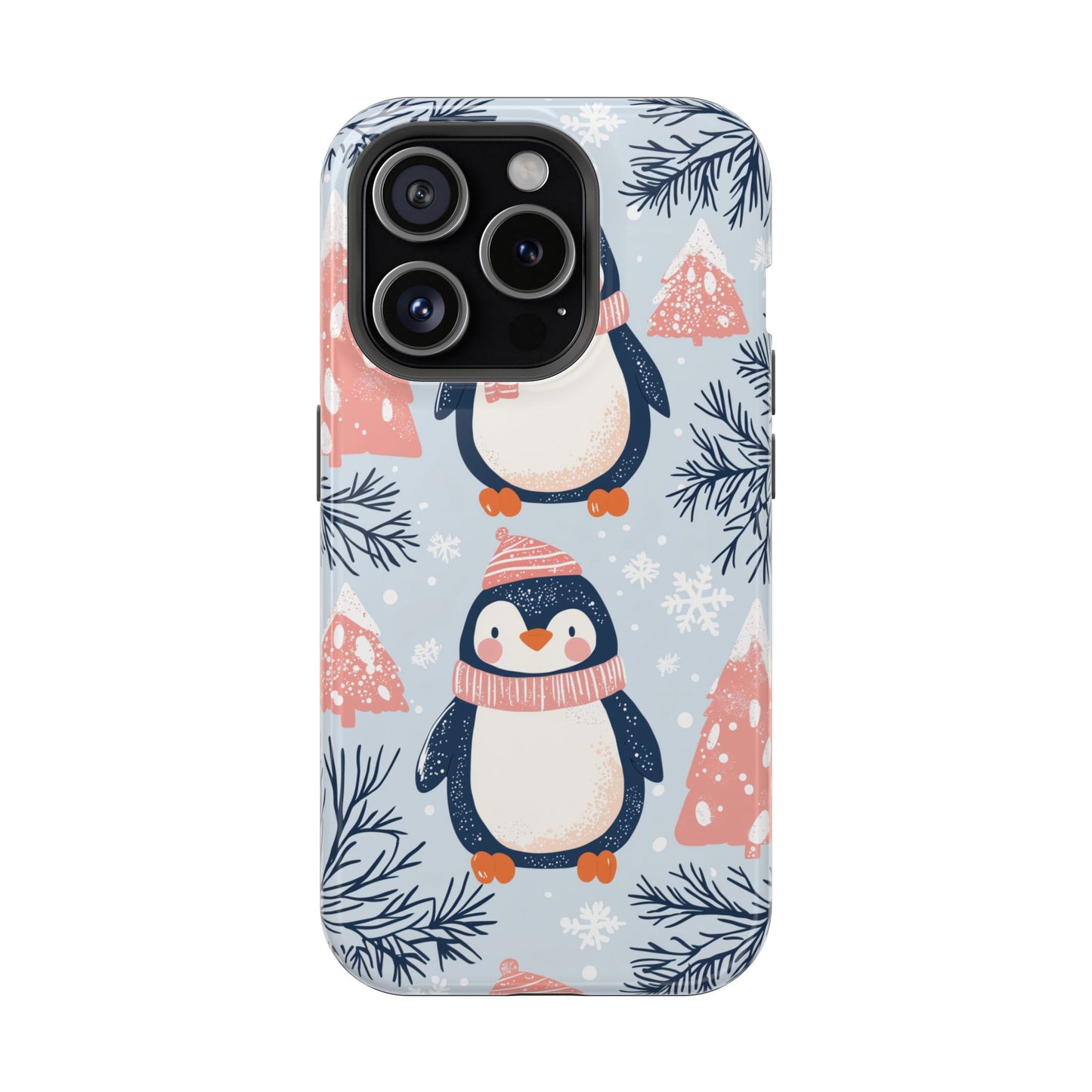 Penguin in Winter Wonderland MagSafe iPhone Case