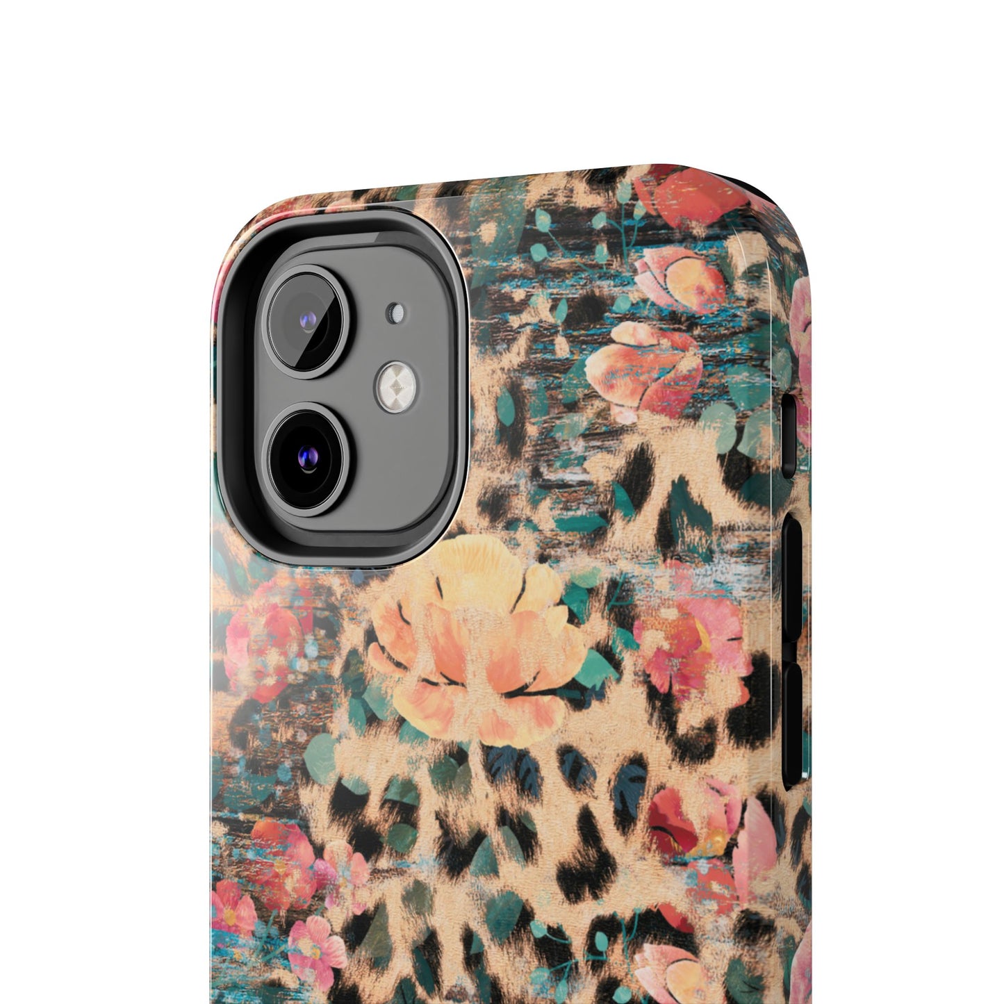 Rustic Floral Leopard - iPhone Series Case