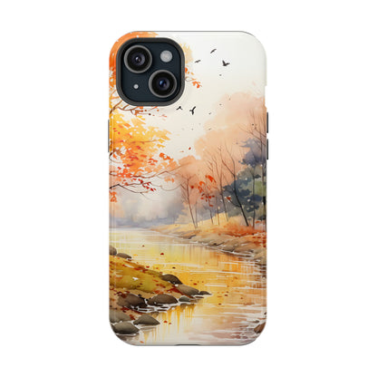 Autumn River Serenity – MagSafe iPhone Case